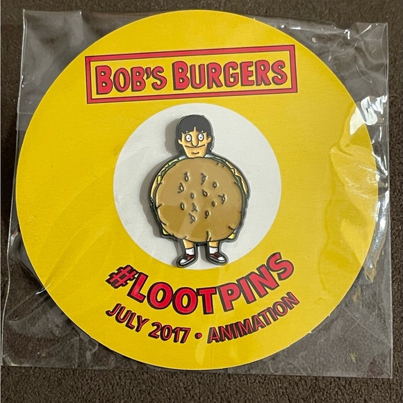 NIP - 2017 Loot Crate Bob’s Burger Tina Belcher Pin - Picture 1 of 2